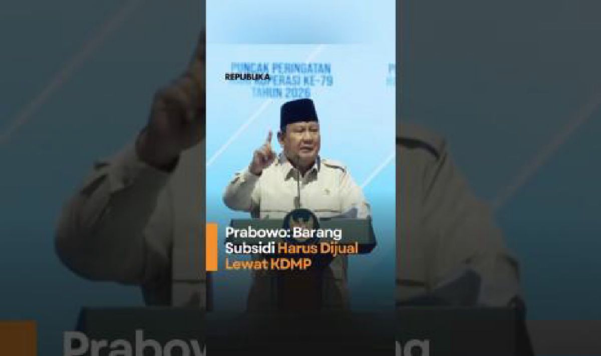 Presiden Prabowo Wajibkan Penyaluran Barang Subsidi Lewat Koperasi Desa