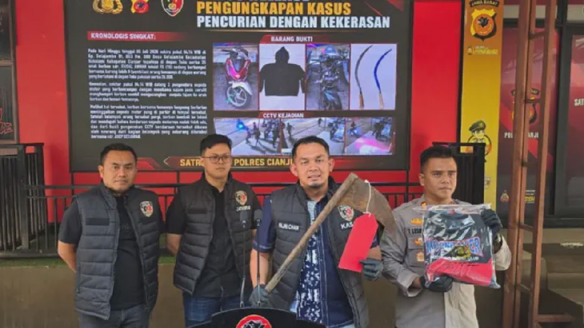 Polisi Bekuk Empat Geng Motor Perampas Motor Bersenjata Celurit