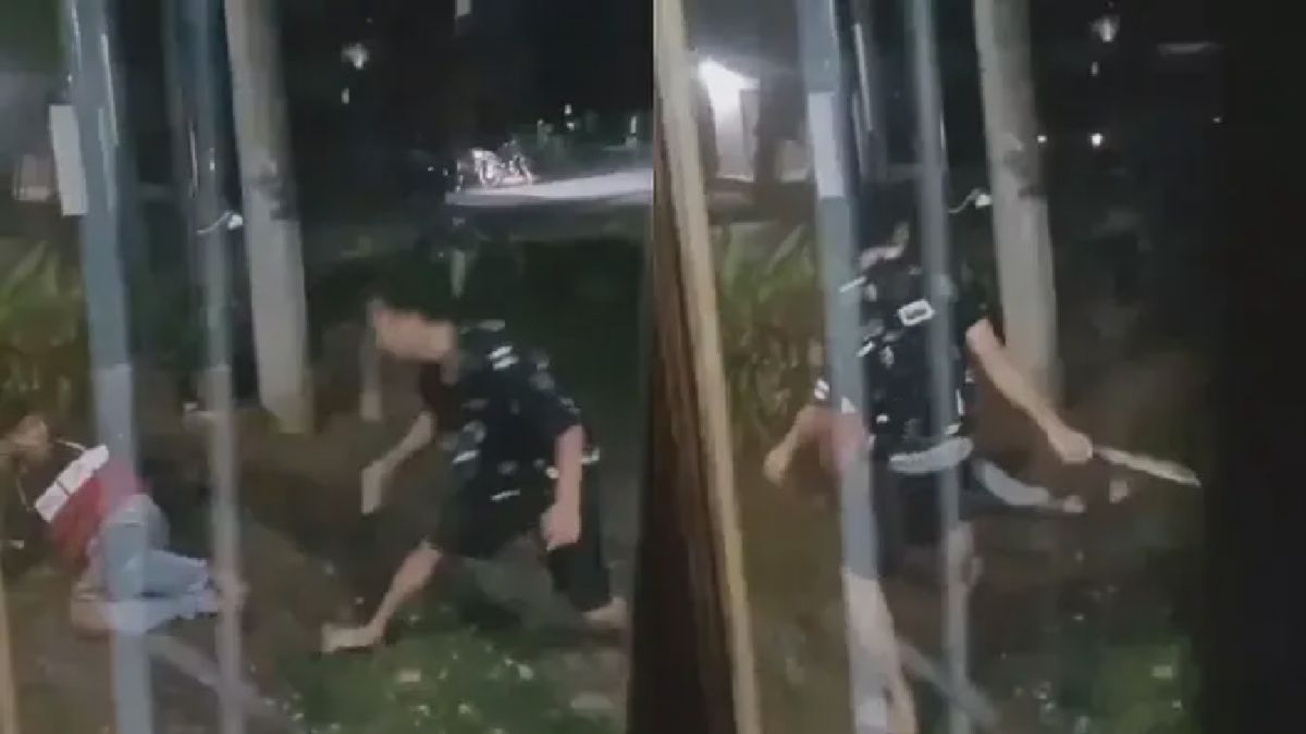 Polisi Buru Pelaku Pembacokan Pria dalam Video Viral