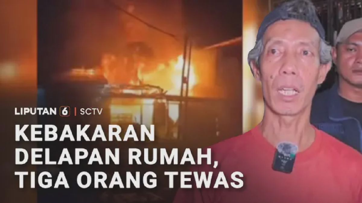Delapan Rumah Terbakar di Pulogadung, Satu Keluarga Tewas