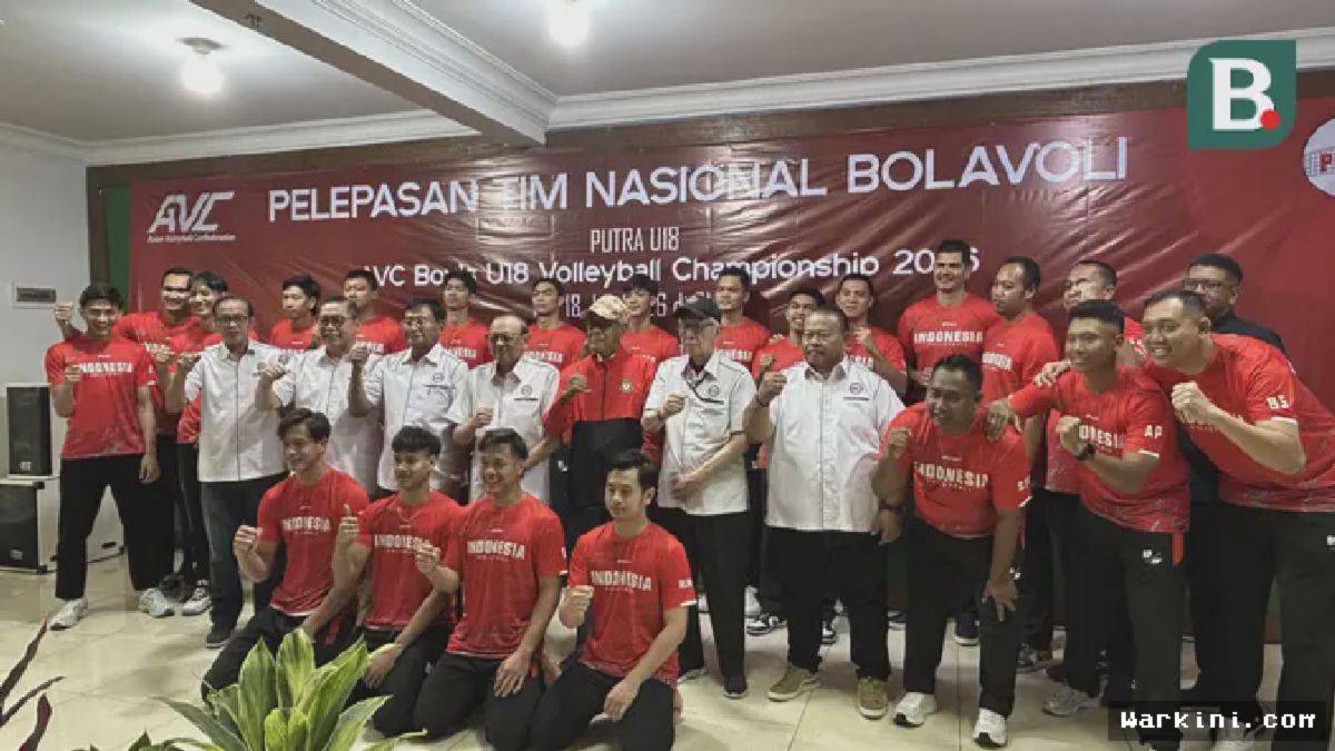Bogor, PBVSI Resmi Lepas Timnas Voli Putra ke SEA V Cup 2026