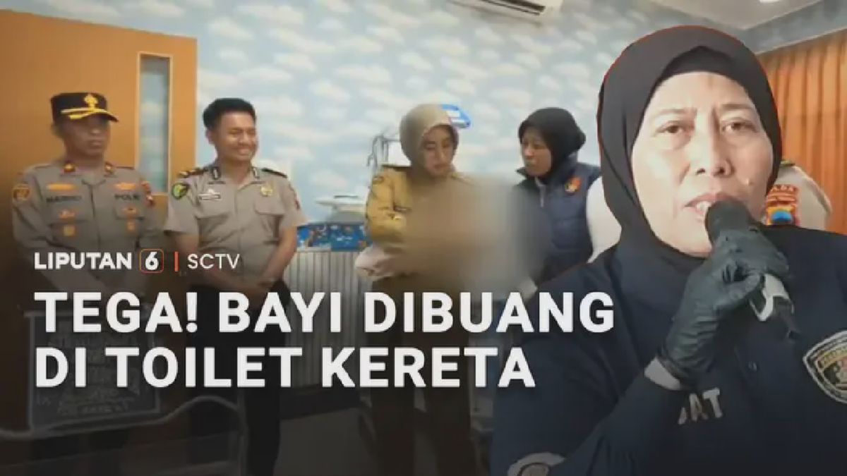 Bayi Baru Lahir Dibuang di Toilet Kereta, Pasangan Selingkuh Ditangkap