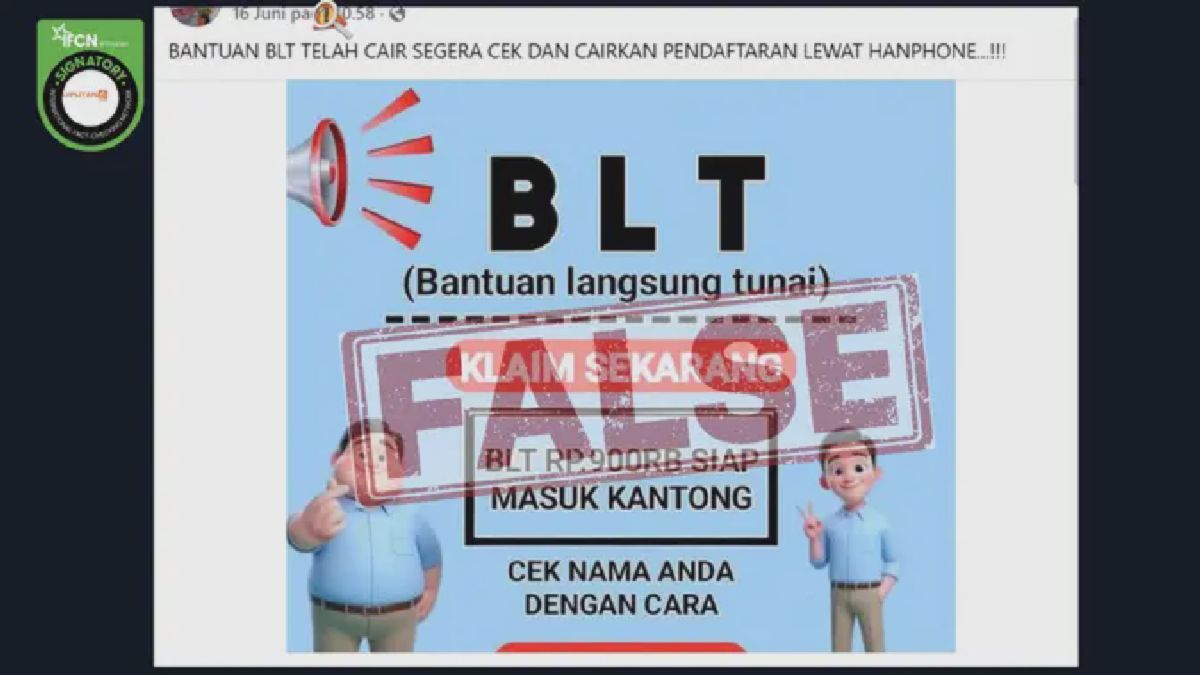 Jakarta – Liputan6.com Bongkar Modus Link Palsu Pendaftaran BLT