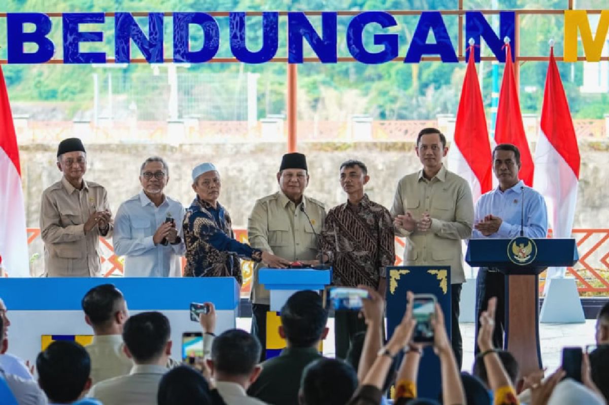 Presiden Resmikan Dua Bendungan Nindya Karya, Perkuat Ketahanan Air dan Pangan