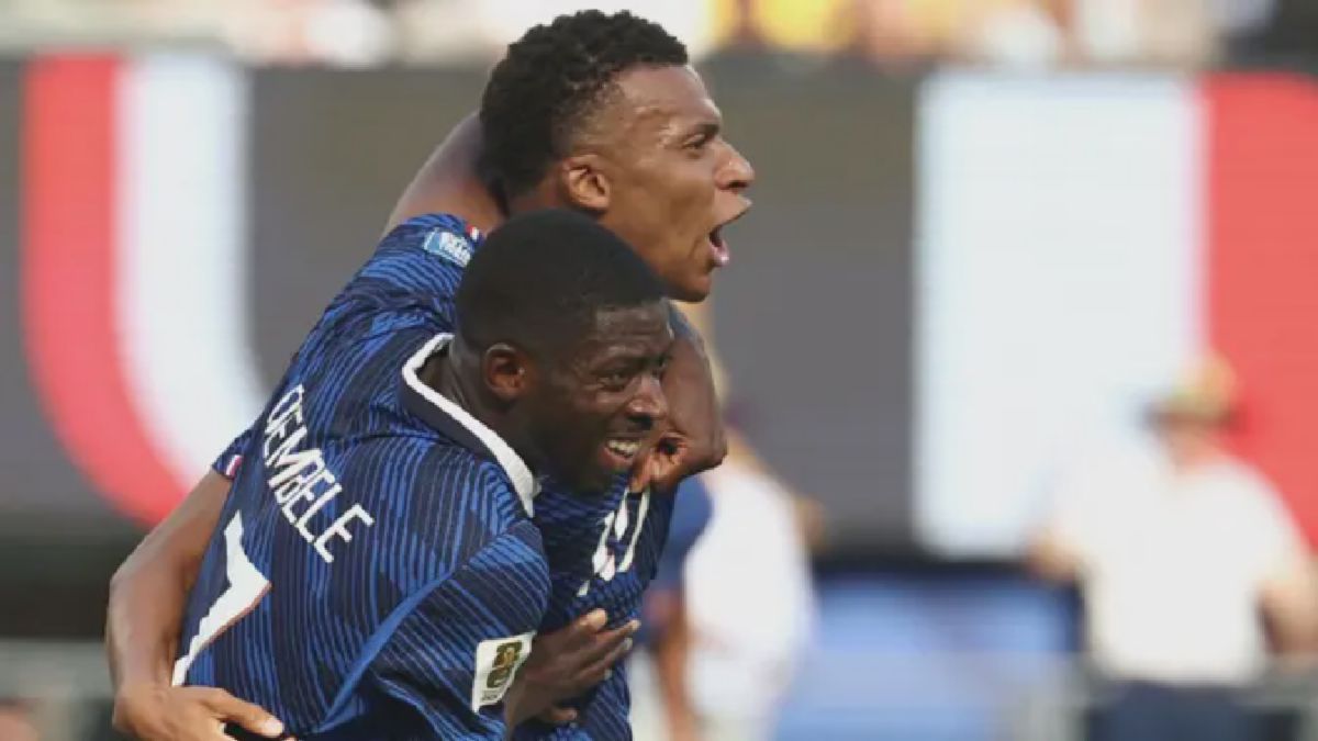Kylian Mbappe dan Ousmane Dembele Bawa Prancis Lolos ke 16 Besar