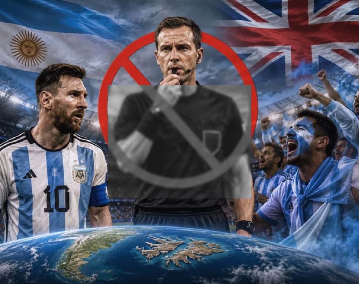 FIFA Larang Wasit Inggris Pimpin Laga Argentina di Piala Dunia