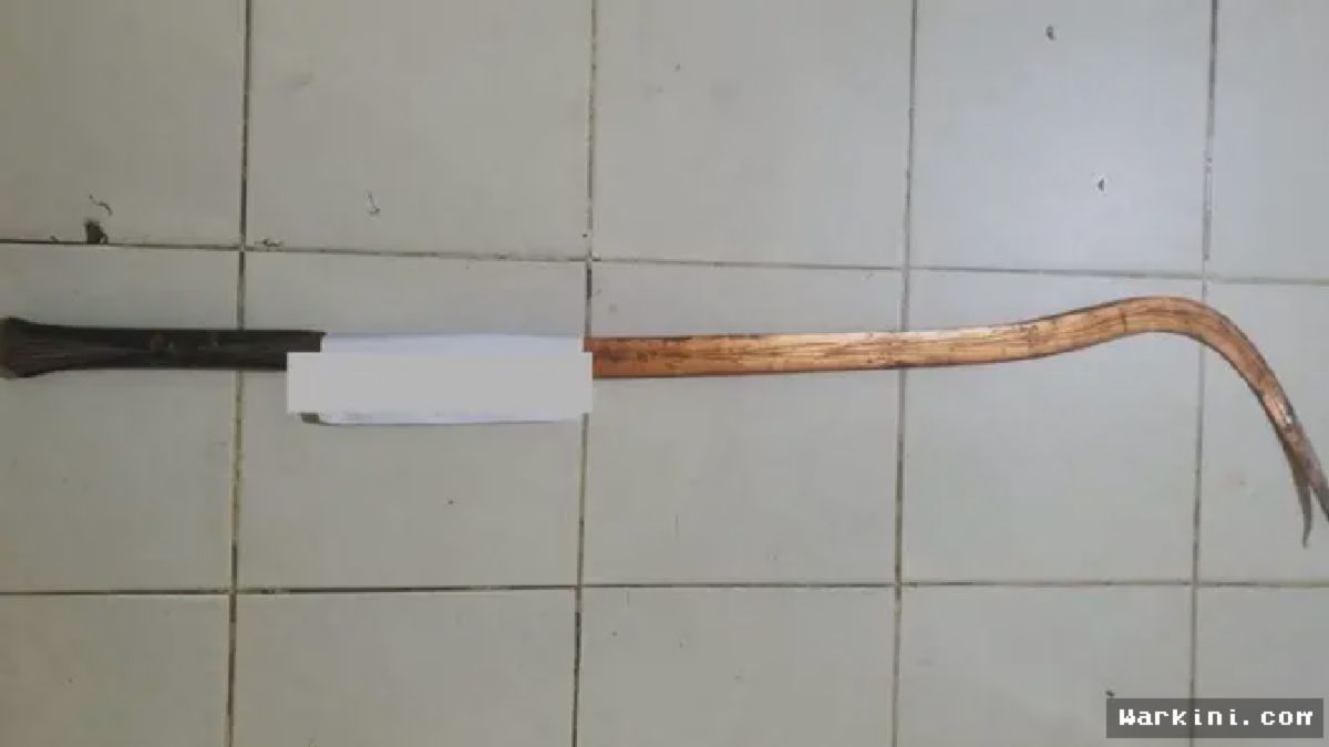 Polisi Sita Celurit 1,5 Meter dari Pelajar di Lampung Tengah
