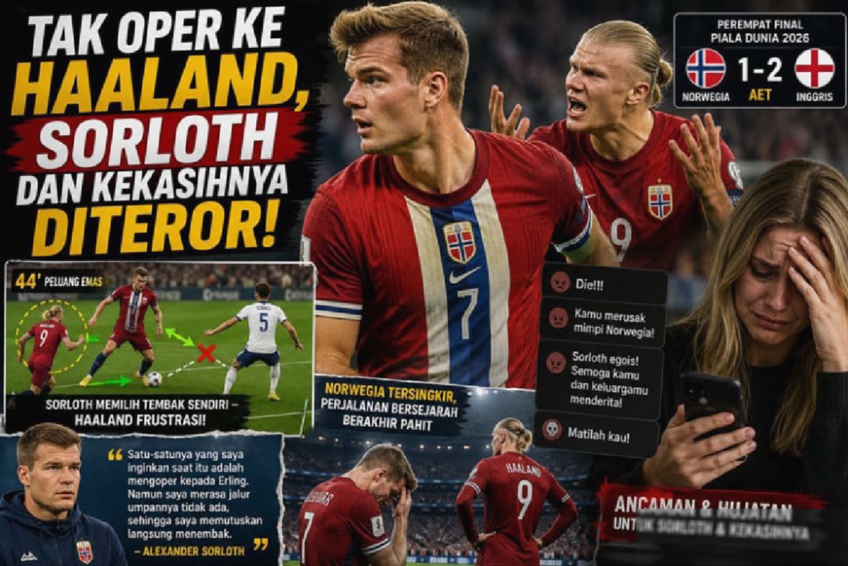 Alexander Sorloth Akhirnya Buka Suara Soal Kontroversi Umpan ke Haaland