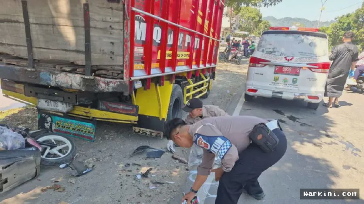 Sukabumi: Pemotor Tewas Tabrak Truk Parkir di Jalur Lingkar Selatan