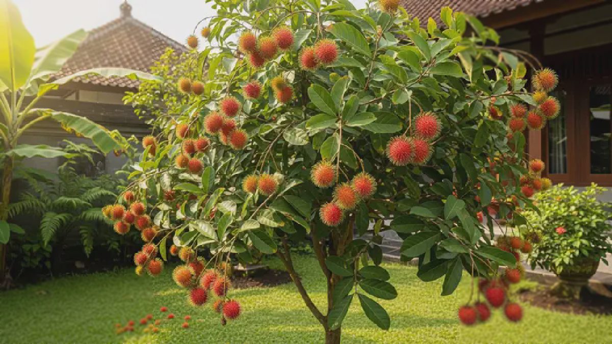 Rahasia Rambutan Pekarangan: Tetap Kerdil, Buah Lebat Sepanjang Tahun